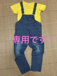 デニムオーバーオール 150cm Ｔシャツ140cm