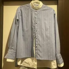 再値下げしましたPearl button ブランバスクストライプ長袖シャツ