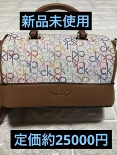 新品✨】カルバンクライン ハワイ ロゴ柄 2ウェイバッグ 日本未発売 
