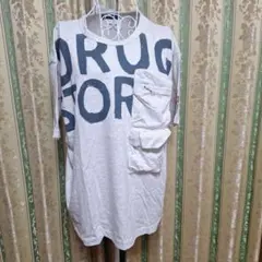 drug store's ロゴプリント ポケット付きTシャツ【サイズF】のサムネイル