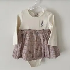 petit main ピーターラビット柄ロンパース 80