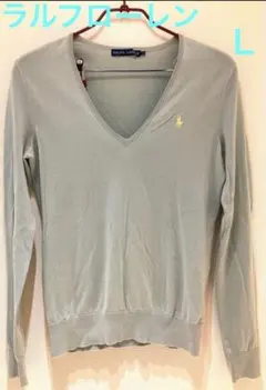 ⭐️美品⭐️ラルフローレン　Vネックセーター　Ｌ　薄手