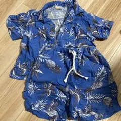 petit main パイナップル柄 セットアップ 90