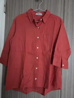 CIAOPANIC TYPY 五分袖オレンジシャツ