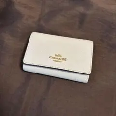 coach キーケース　ホワイト