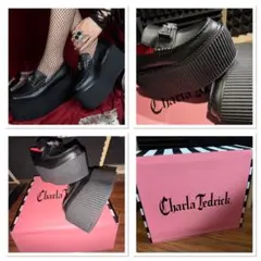 JeffreyC Charla Tedrick スパイダーモチーフ厚底ローファーのサムネイル