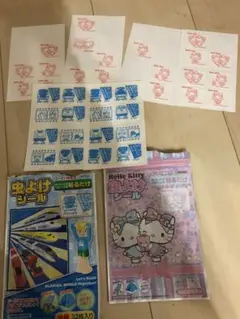 虫除けシール　ハローキティ プラレール