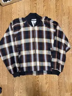 GOOUCH ブルゾン レーヨン チェック柄 90s インド製