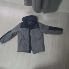 GapKids ダウンジャケット 10歳用 グレー/ネイビー