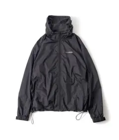 subciety ナイロンジャケット ブラック フード付き