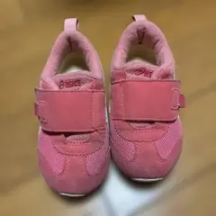 アシックスキッズシューズ ピンク ベルクロ