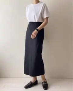 ゆ*ん様 UNIQLO ウルトラストレッチアクティブナローマキシスカート　黒　L