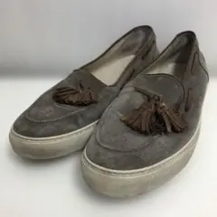 極美品』TOD'S ローファー スエード サイドゴア エスパドリーユ 7