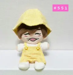 ちびぬい服　はぴぬい服　サロペット　チューリップハット ＃５５１