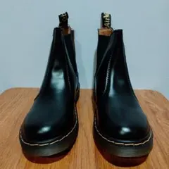 に*こ様 ブラック レザー チェルシーブーツ 新品