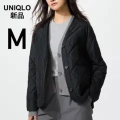 【新品タグ付き】 UNIQLO パフテックノーカラージャケット ブラック M
