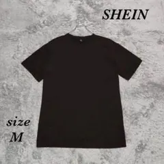 シーイン (M) Tシャツ クルーネック 無地 シンプル 半袖 オーバーサイズのサムネイル