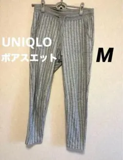 最終値★UNIQLO ユニクロ グレー ボア 裏起毛 スエット　パンツ M