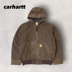 カーハート】アクティブジャケット 2XL 赤 希少カラー ダック地 古着 i