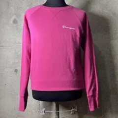 【古着】Champion チャンピオン　ピンクトレーニングウェア　トレーナー　L