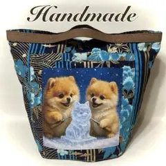 氷像制作中ポメラニアン⭐︎コンビニエコバッグ