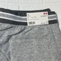 UNIQLO カットソーイージーショートパンツ L グレー