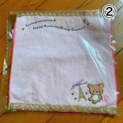 新品・②厚地リラックマ　ハンドタオル