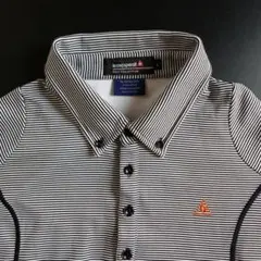 ルコックスポルティフ　ボタンダウン長袖ポロシャツ　サイズ L