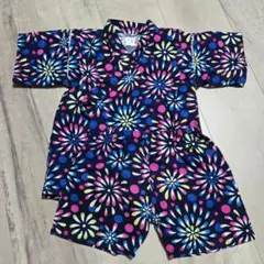 甚平 　花火柄