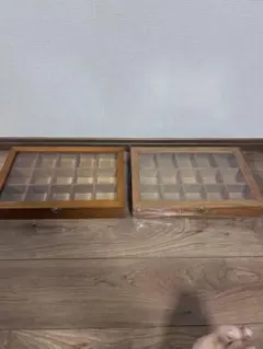 新品未開封　木製アクセサリーケース　ボックス　コレクションケース　ショーケース
