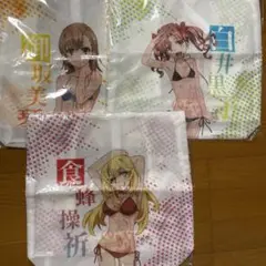 【とある科学の超電磁砲】エコバッグ/美琴/黒子/食蜂/アニメ/新品/3点セット
