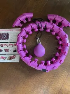 ★ピンク スマートフラフープ 説明書付き　 正規品　未使用に近い