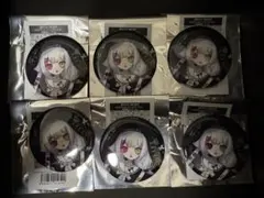 新品未使用】まのさば ノア POPUP 人形化 グリッター缶バッジ 6個 限定
