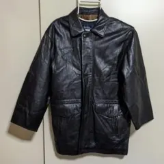 Sub Urbanラム レザージャケット 블랙