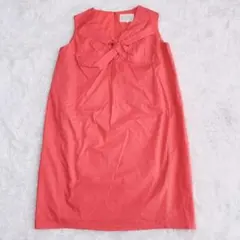 Chesty リボンワンピース ノースリーブ ピンクサイズ0【A0094】