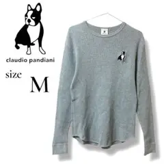 【claudio pandiani】ワッフル ニット ワッペン フットサル M