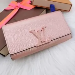 vivi様 ルイヴィトン 長財布 エピ ツイスト ホット ピンク 二つ折り LV
