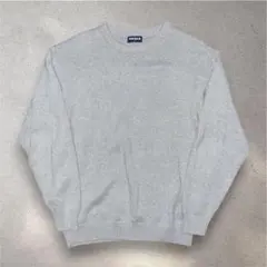 90s old uniqlo ユニクロ ニット セーター L グレー 紺タグ