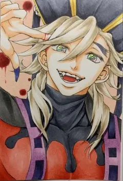 手描きイラスト お正月 童磨 手描きイラスト お正月 童磨