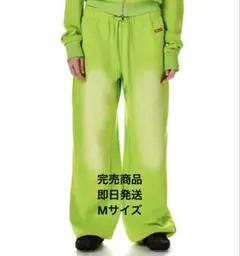 【BEEDEN】EMBROIDERY LOOSE SWEAT PANTS