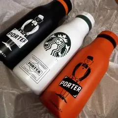【新品未使用】スターバックス × PORTER ステンレスロゴボトル 3本セット 新品未使用】スターバックス × PORTER ステンレスロゴボトル 3本