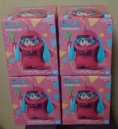 初音ミク シャアザクぐるみ　 ザクミク　ガンダム　4体セット