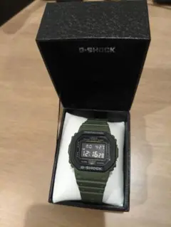 G-SHOCK デジタル腕時計 オリーブグリーン 箱付き - メルカリ