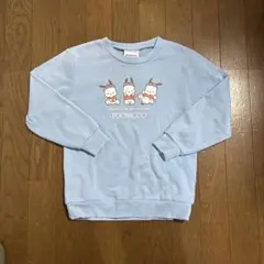 ポチャッコ　長袖トレーナー　裏毛　ブルー　サンリオ　女の子　男の子