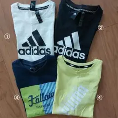 adidas PUMA Tシャツ４点セット 140cm
