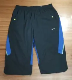 ナイキ NIKE メンズM 7分丈パンツ ブラック 訳あり リペア有のサムネイル