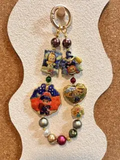 ラブブ×絵画風　ストラップ