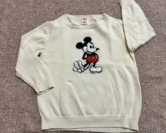 ユニクロ　ミッキー　クルーネックセーター Disney