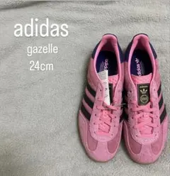 美品GAZELLE INDOOR パープル24.0㎝ adidas gazelle（色：パープル系）のおすすめ人気商品一覧 通販