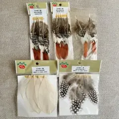 PARTS CLUB 羽根セット 5パック 手芸素材